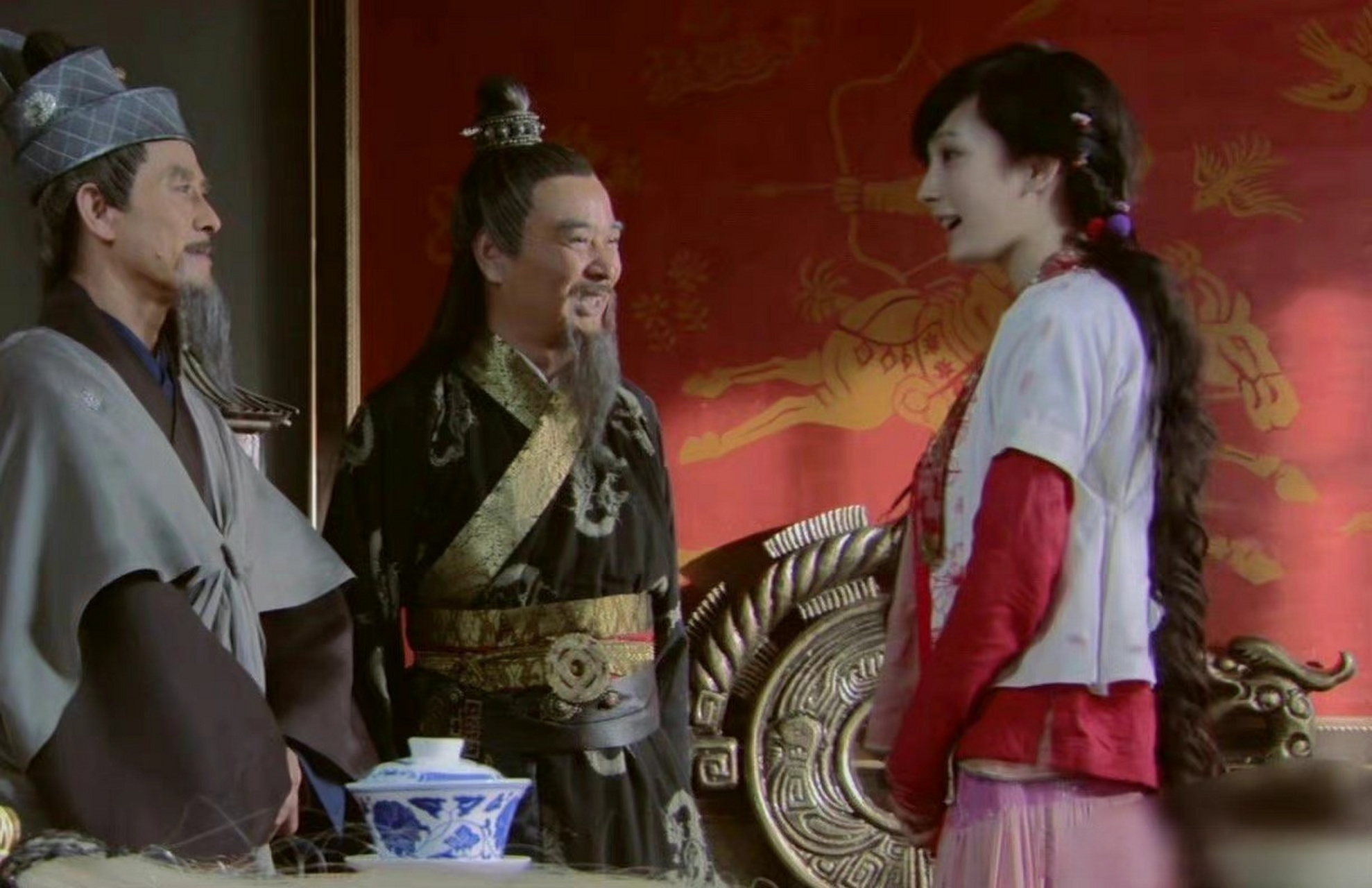 雪见和爷爷又见面了#原来阳华的爸爸竟然是仙剑三里雪见的爷爷饰演的