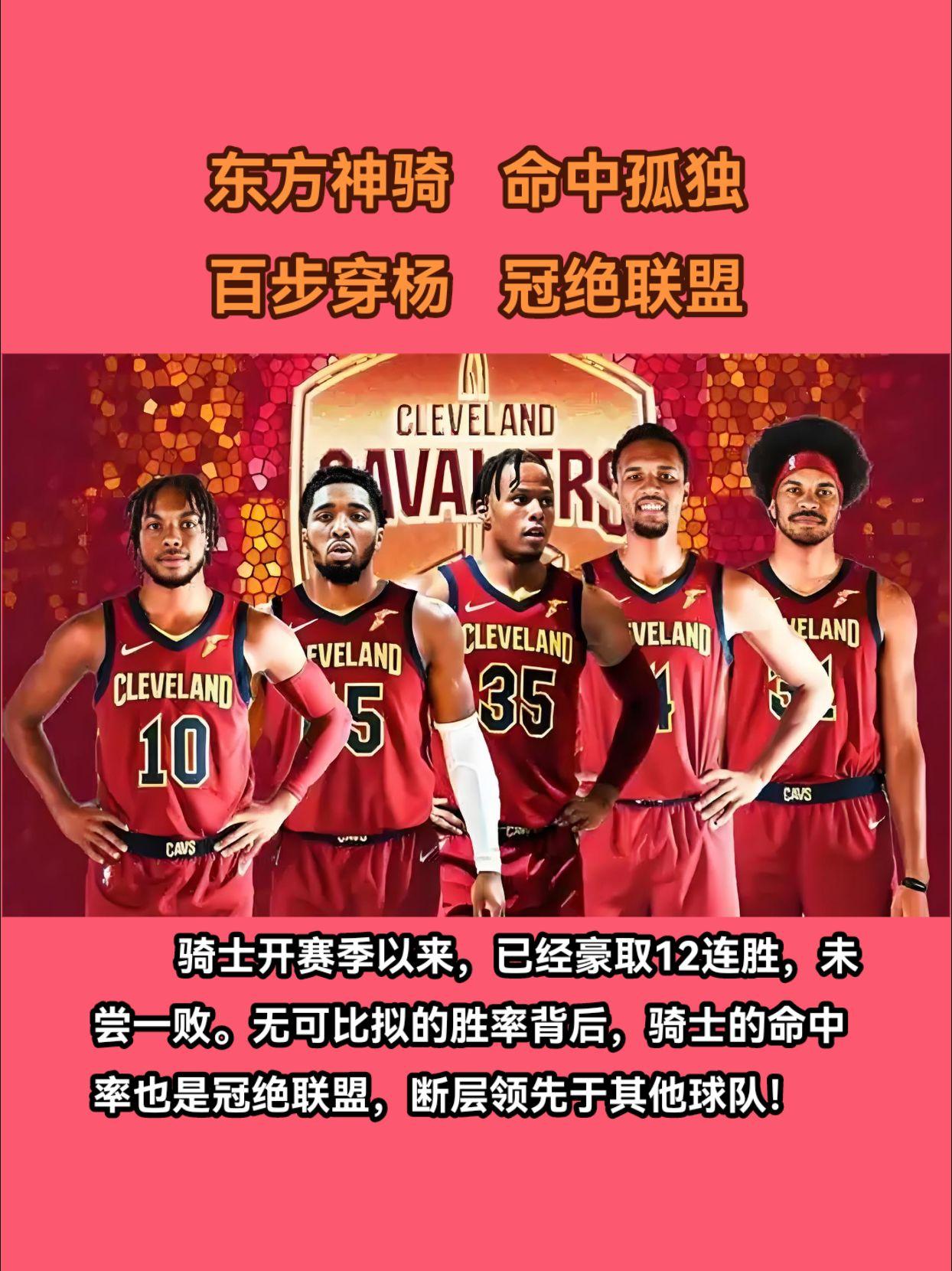 骑士全队表现出色，连胜助力榜单第八