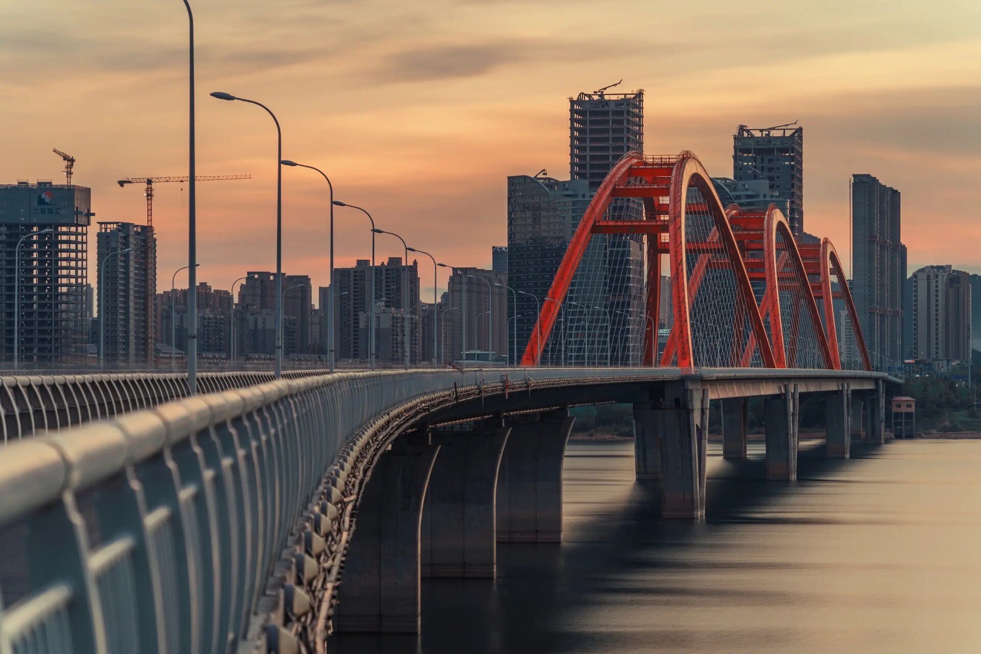 长沙最美大桥|福元路大桥合集 长沙横跨湘江的几座大桥我个人最喜欢福