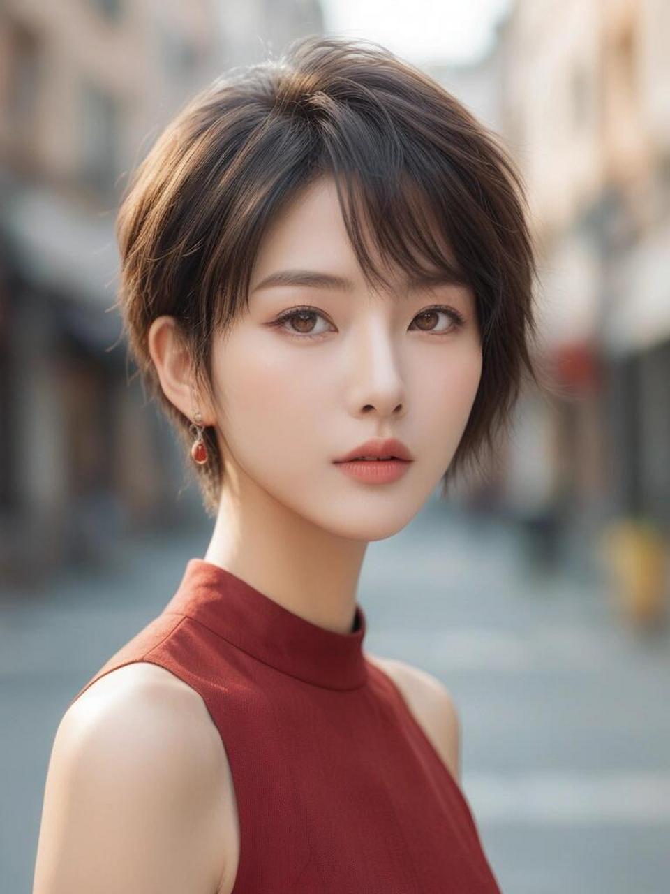 气质短发丨御姐范,可甜可酷可温柔. 日更.