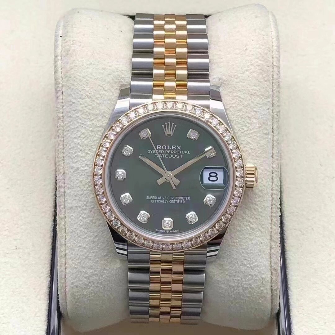 劳力士女表278383爆款 劳力士日志型278383rbr-0030 自动机械 18k黄金