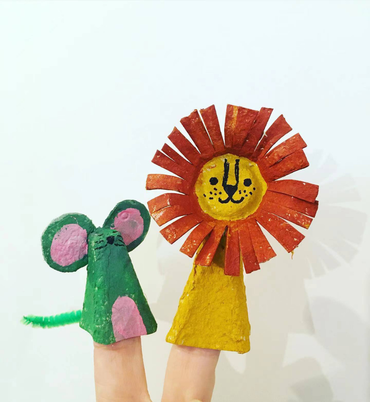 鸡蛋托做可爱小动物 鸡蛋托创意手工 用鸡蛋托做简单手工 各种可爱的