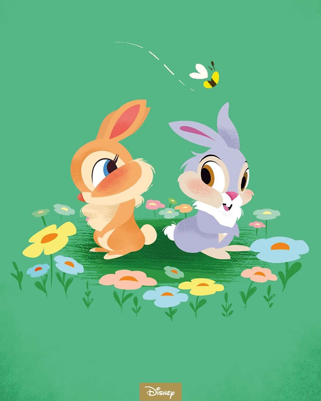 兔年来认识一下迪士尼的小兔子们吧～ 图① 兔小姐和桑普(miss bunny