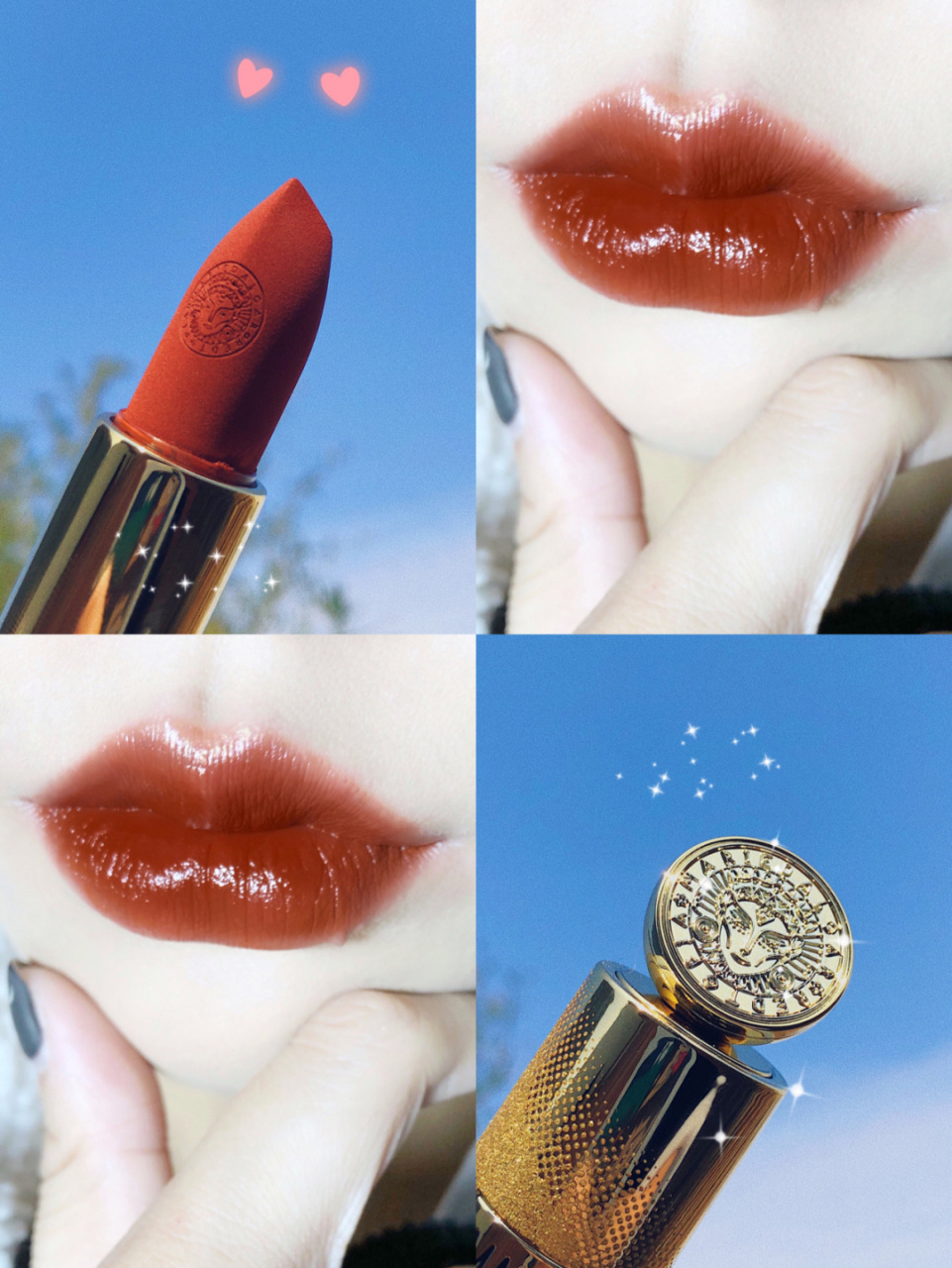 橘棕巧克力真的是我滴醉爱啊! 介玛丽黛佳的口红质感也太好了吧!