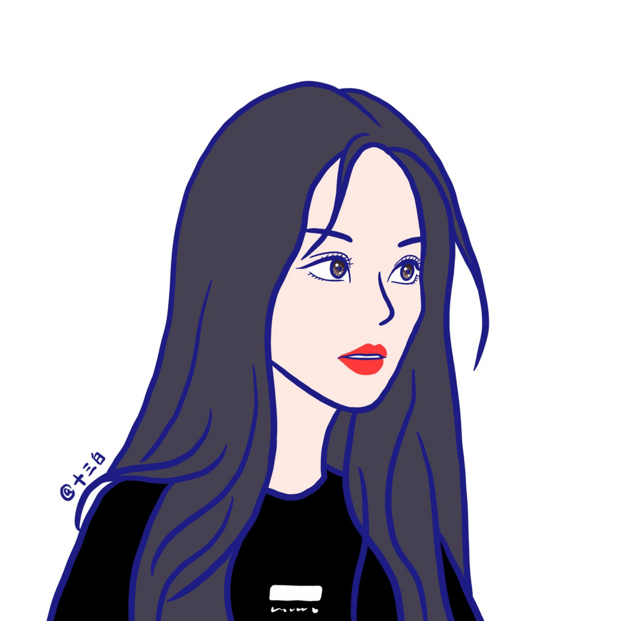 乘风破浪的姐姐插画第三波#十三白插画