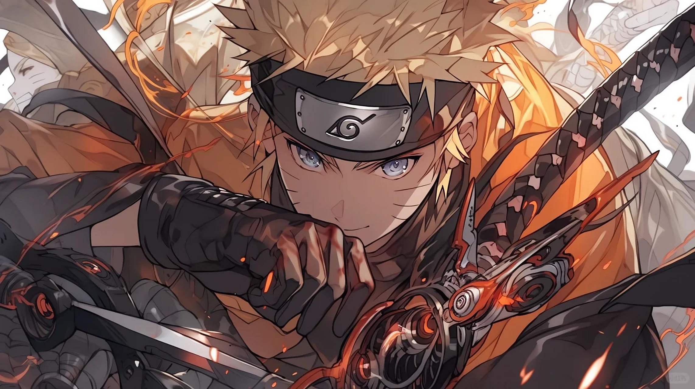 超燃鸣人壁纸97太帅了97太燃了