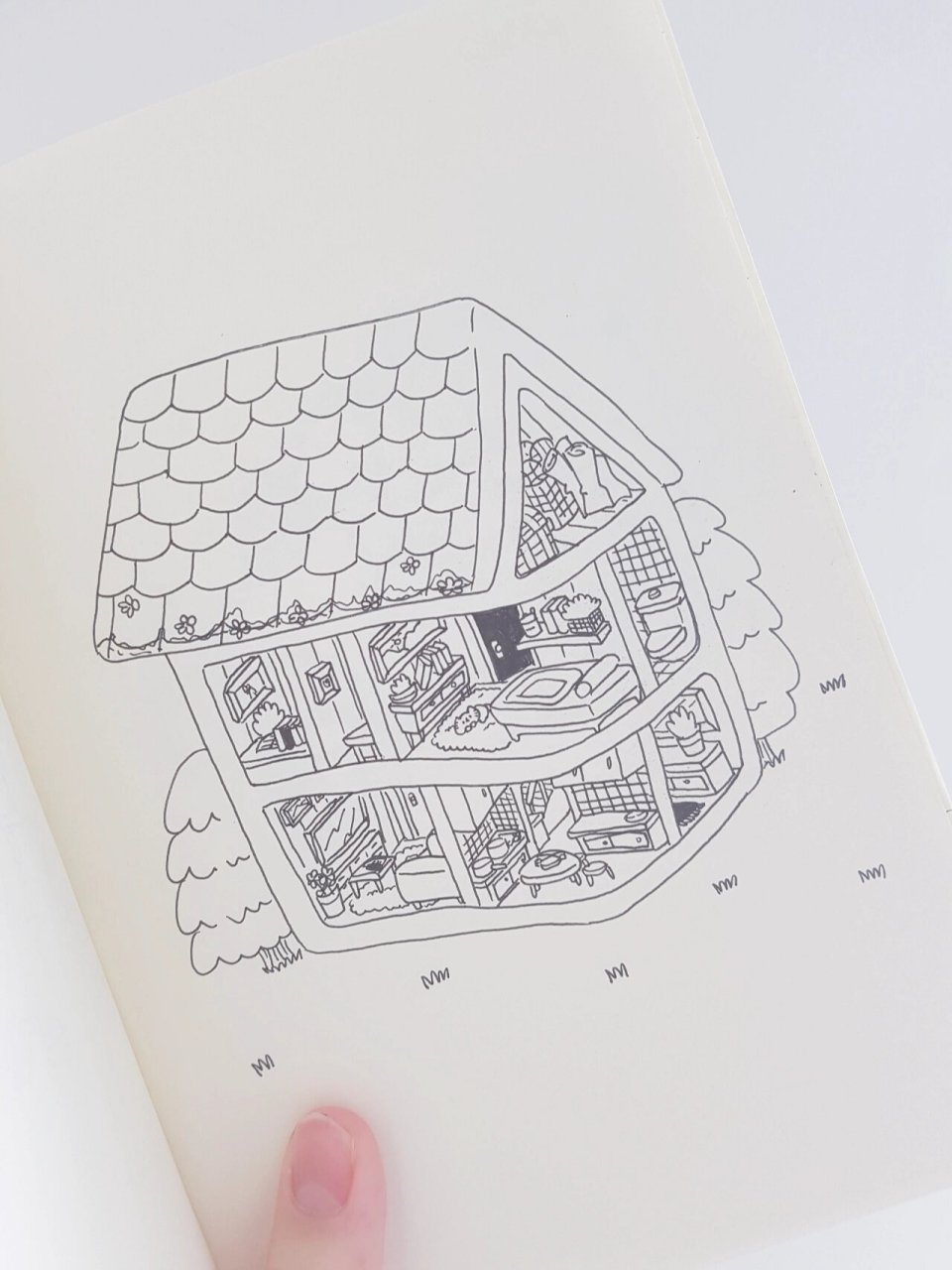 简笔画 | 我的家🏡🌸