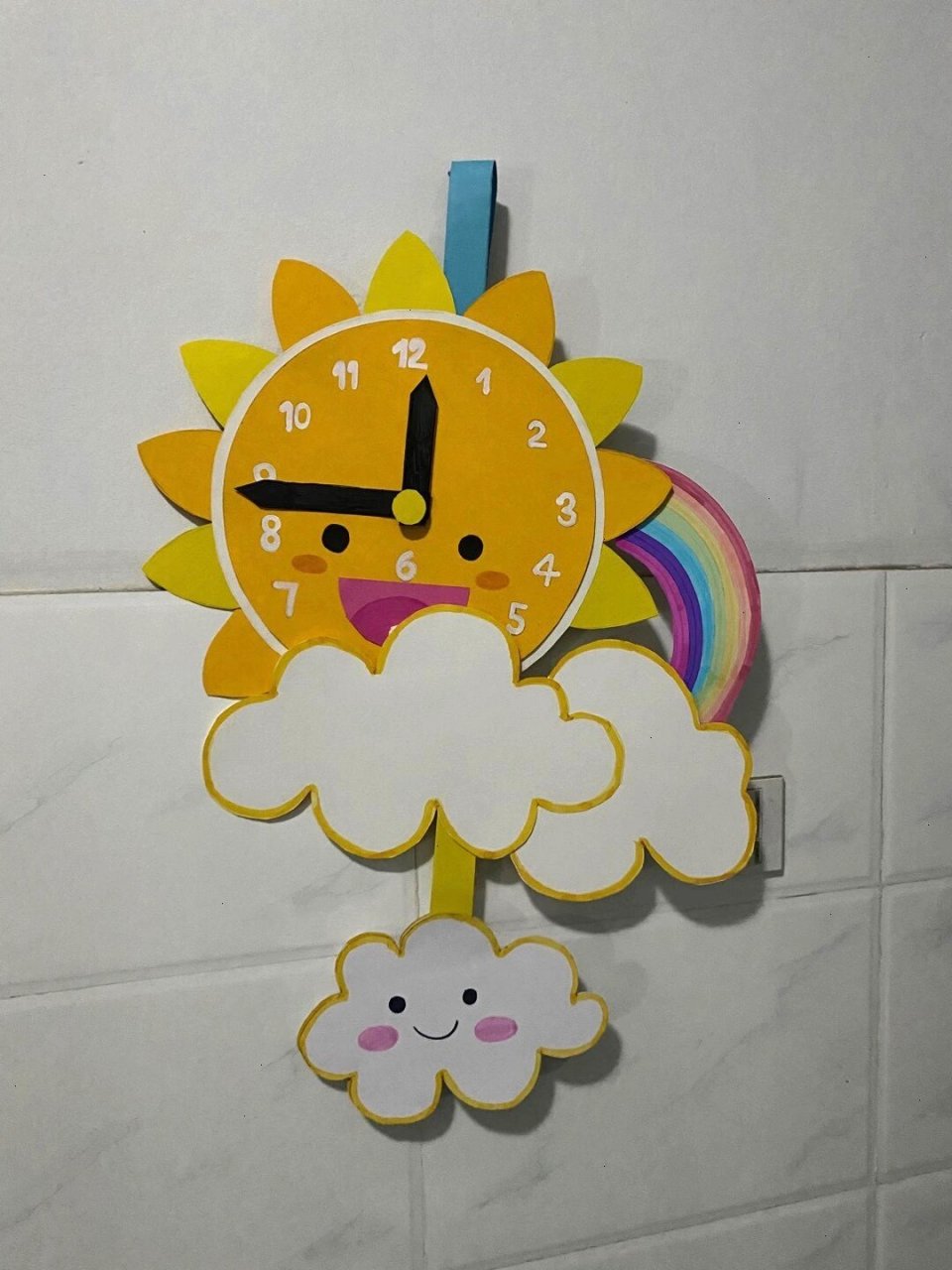 小学生自制手工钟表制作 可以来图接,也可我原创 手抄报,手工等都?