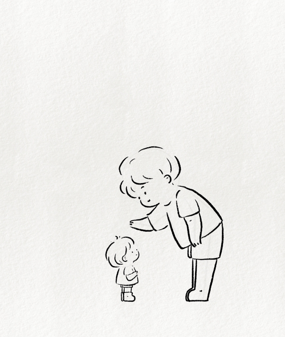 父亲节简笔画教程:一个为你遮风挡雨的男人 记得分点时间时间给他喔