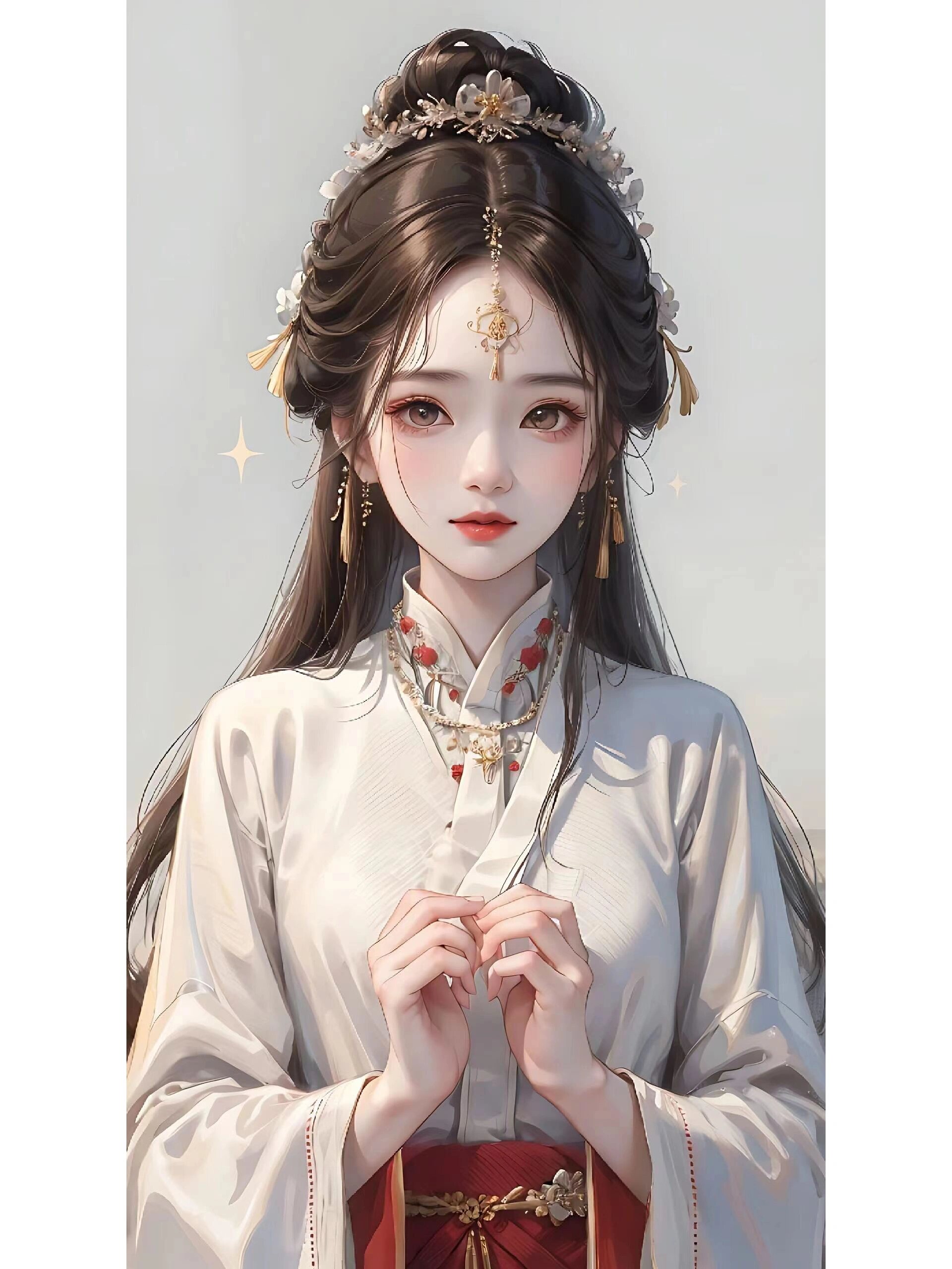 国风汉服‖ai江南美女‖古风女生头像 娉婷一五胜天仙,白日嫦娥旱地莲