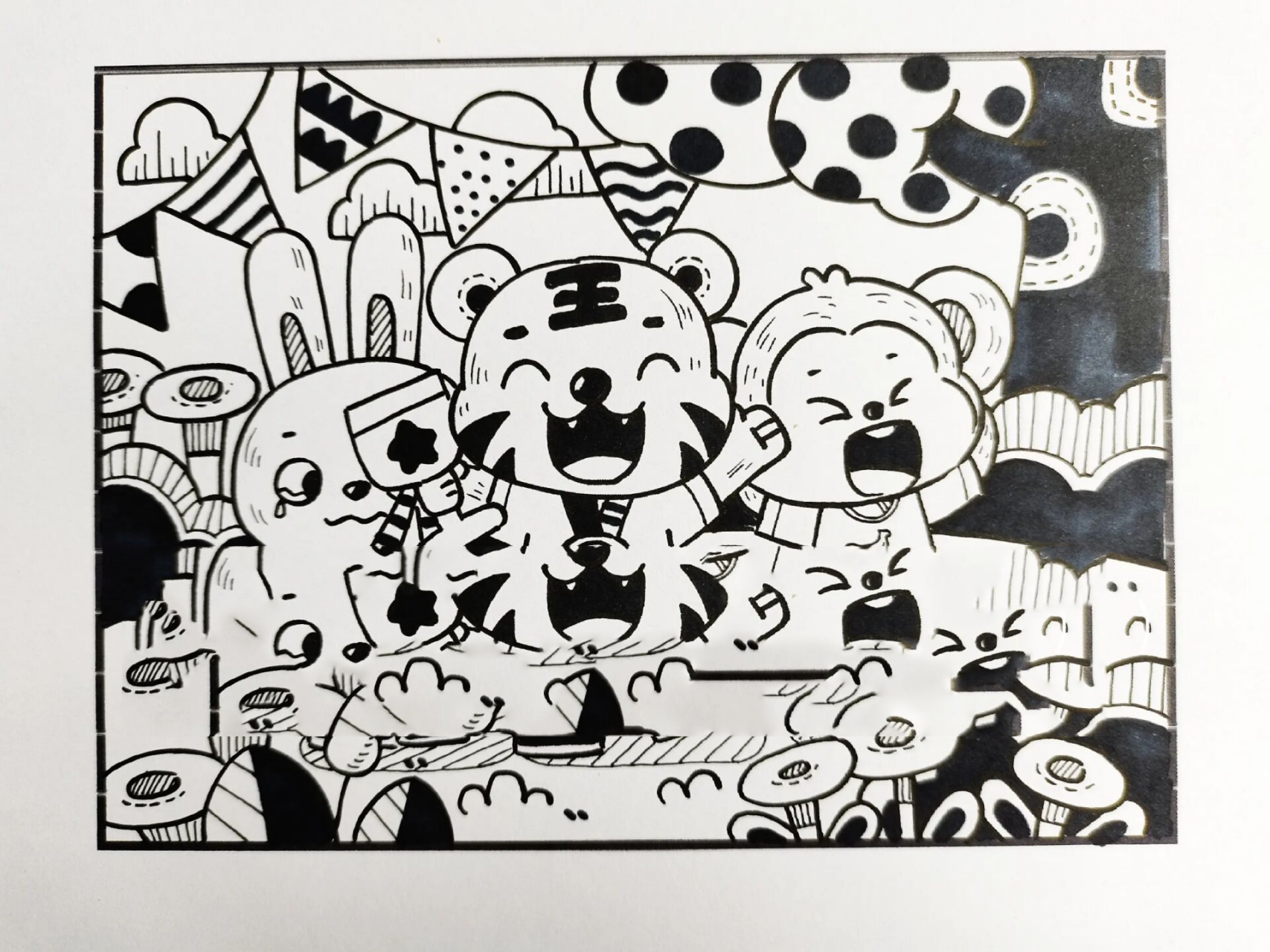 【教招常见主题画】动物运动会