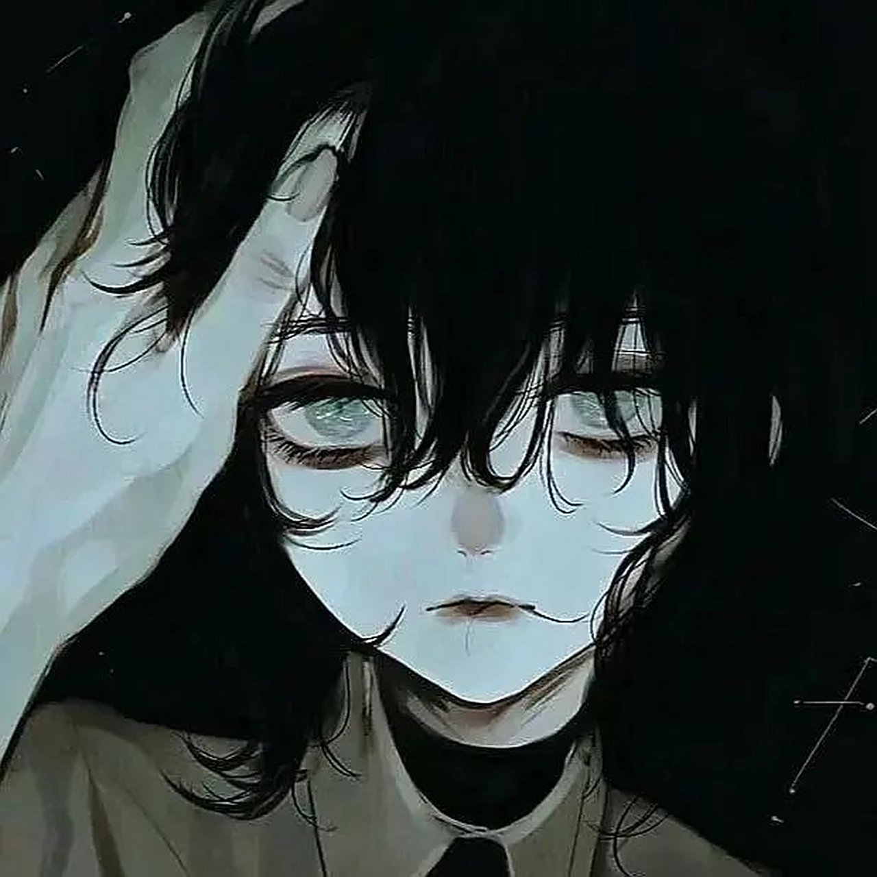 伤感头像 丧系头像 给大家分享一组手机里的丧系头像吧 .