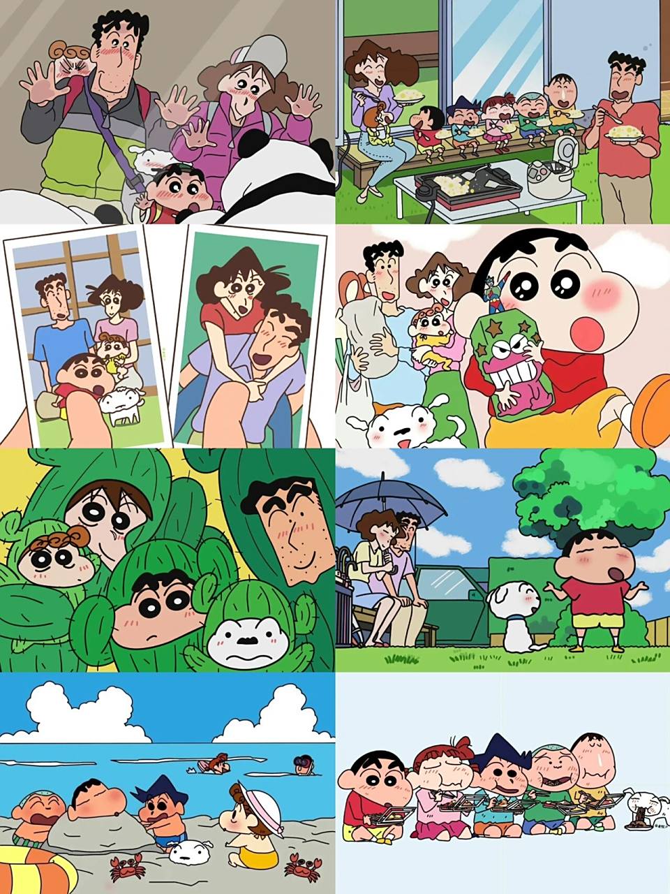 浅发一下收集的蜡笔小新ipad壁纸