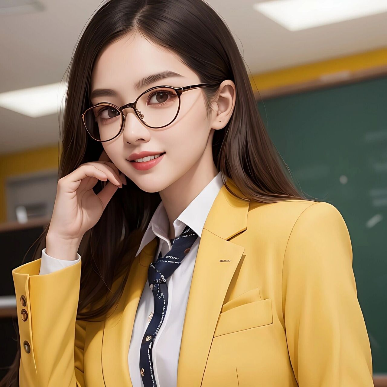 职业头像||女老师系列