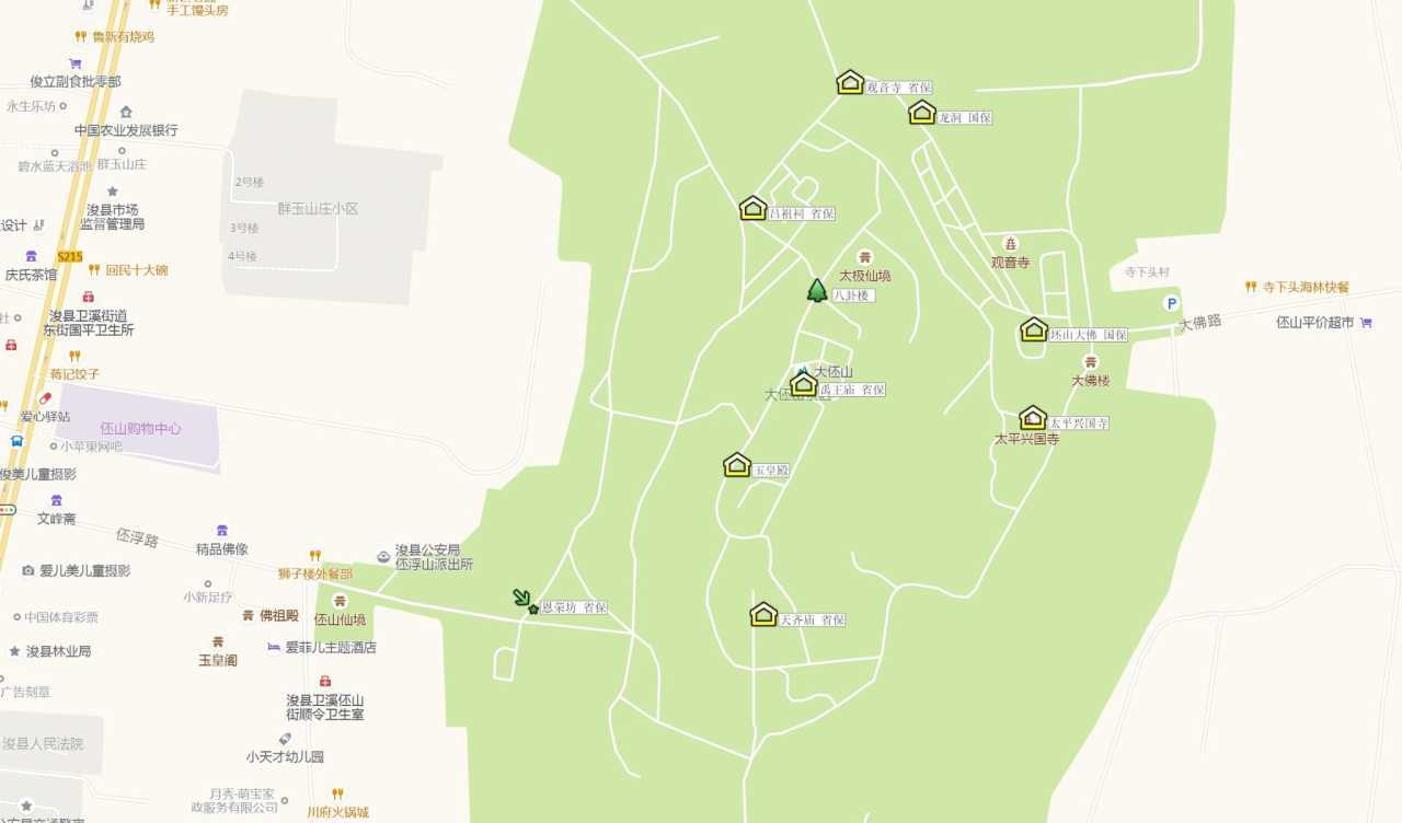 浚县大伾山8玉皇庙侧柏古树寻踪河南鹤壁市浚县