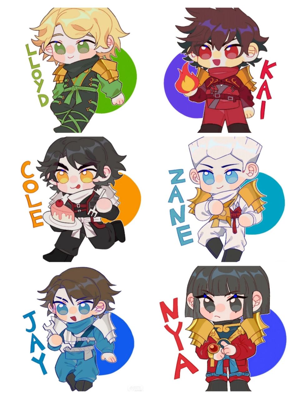 幻影忍者18选六 可以是不同图的哦 涨流量