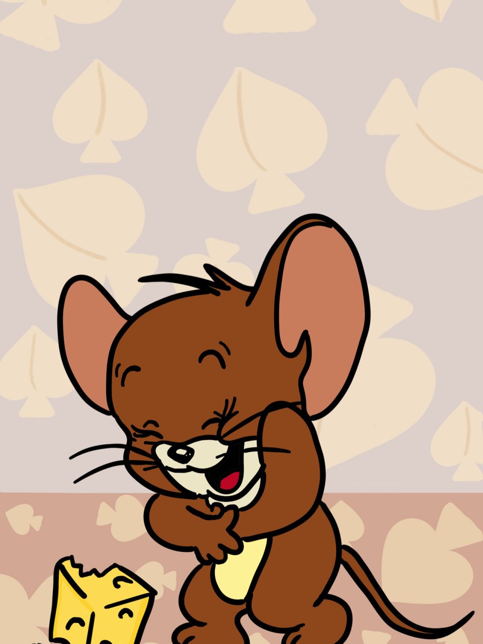 jerry壁纸～看到就会笑哦～ 需要原图可以私信哦