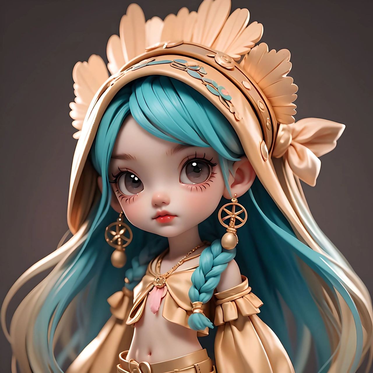 ai绘画超级可爱的q版3d人物优质头像抱走吧