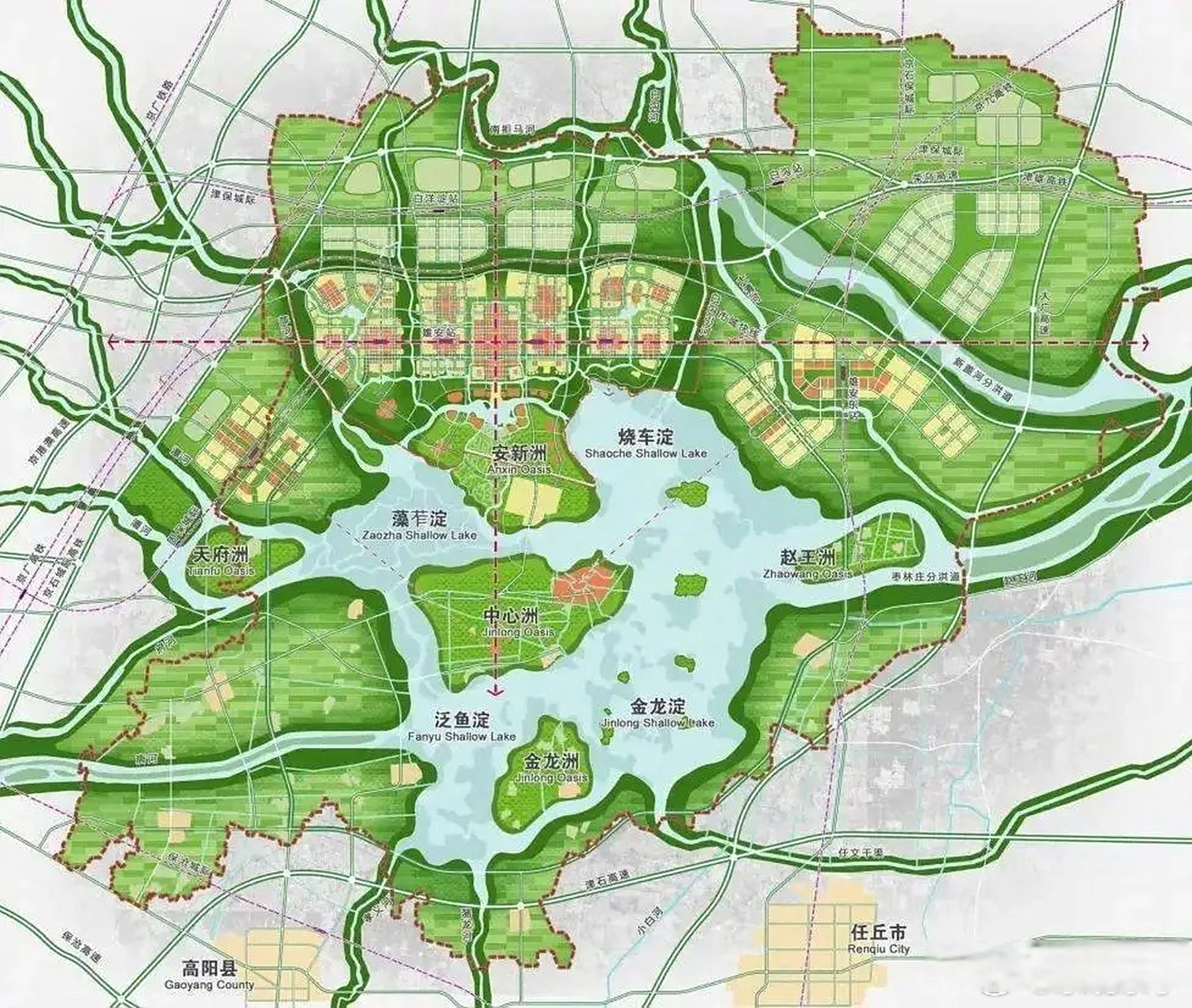 白洋淀本该是天然的蓄泄洪区