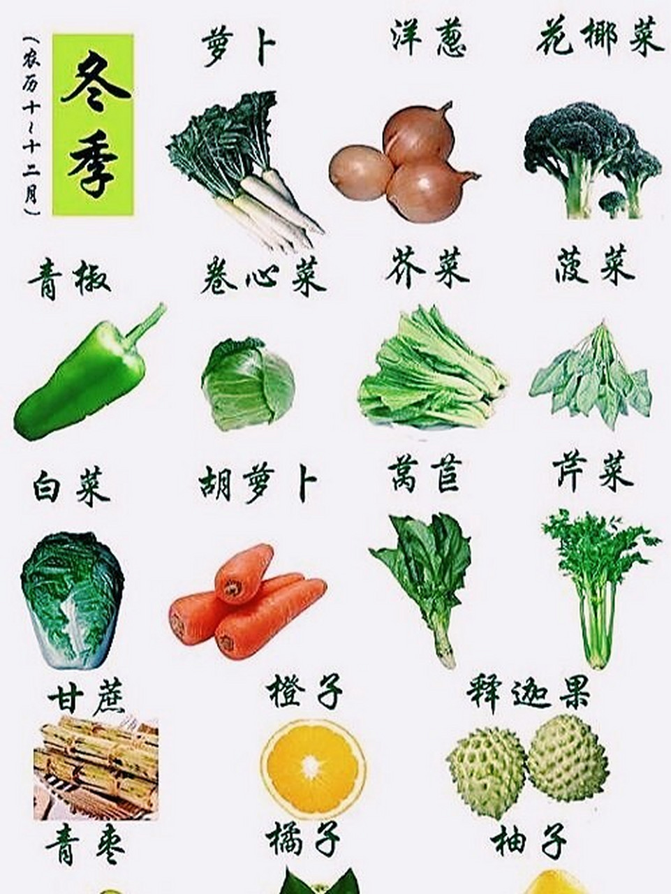 应季的蔬菜水果||应季美食 吃得才健康实惠 一年四季,气候跟气温都有