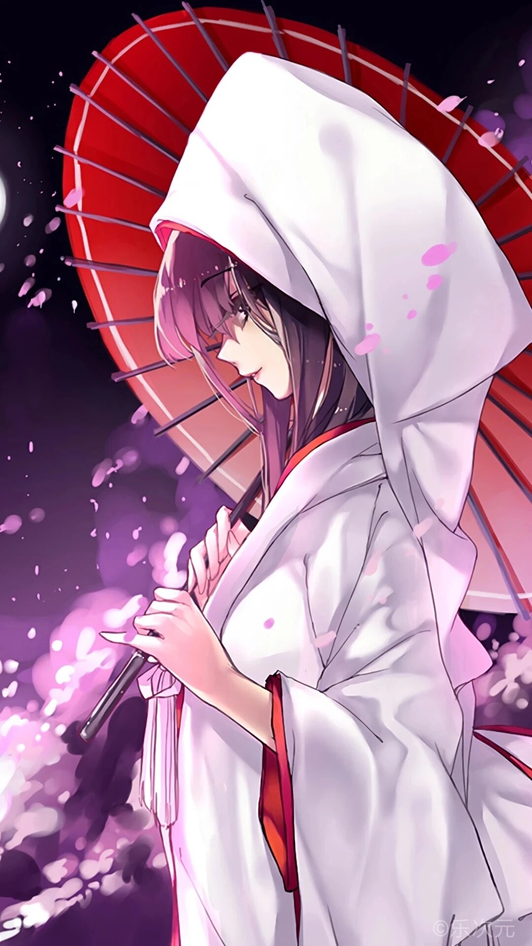 撑伞系二次元女头