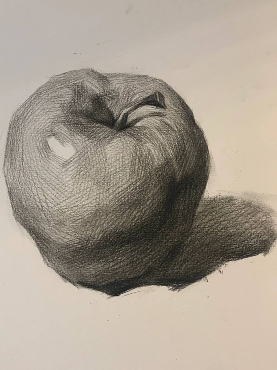 素描苹果步骤图 | 教你如何画出漂亮的苹果 不收藏会后悔系列92