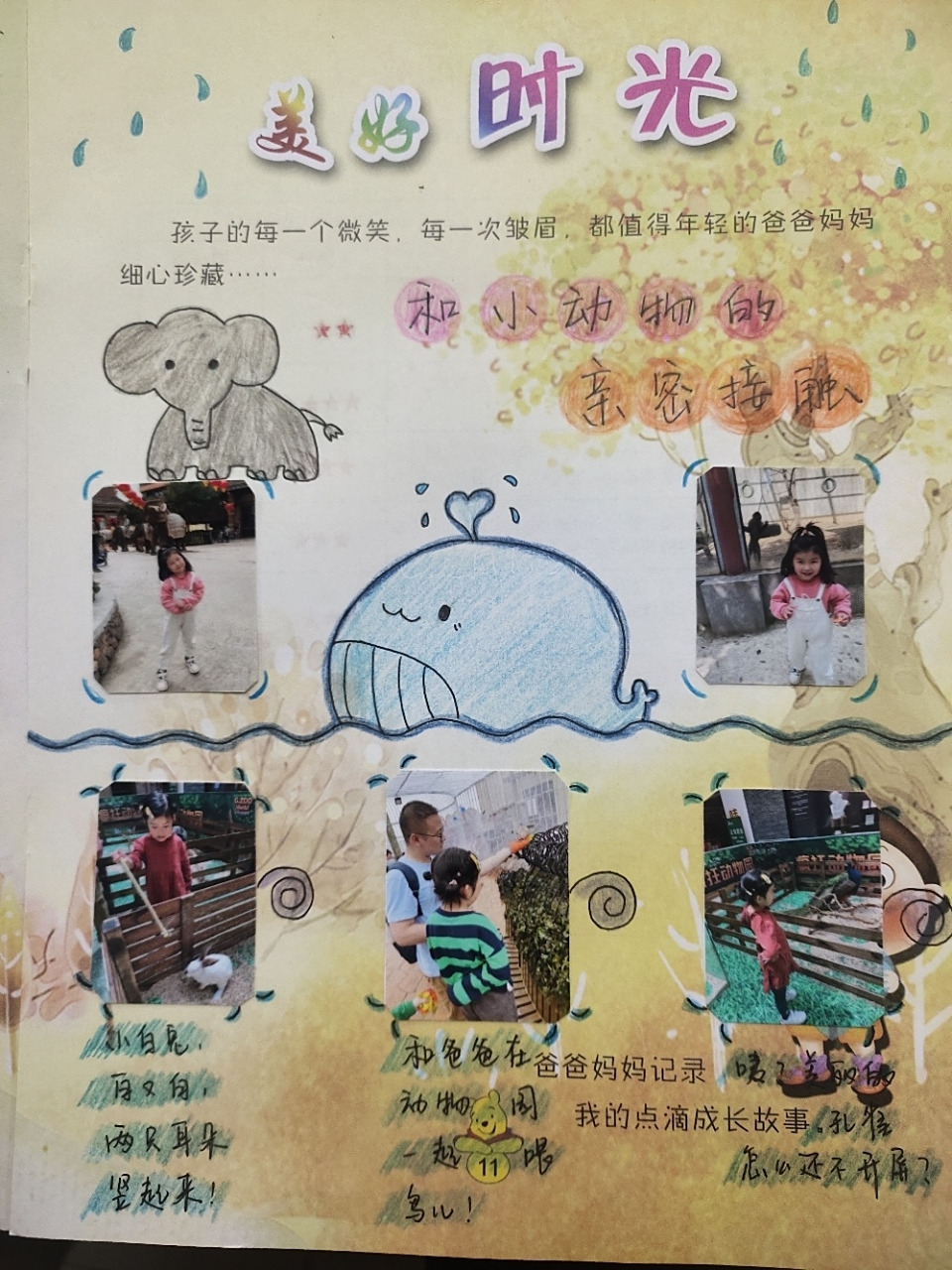 交作业啦!幼儿园成长手册,主题篇~ 小蜜蜜的梦想是当科学家~ 小蜜蜜还