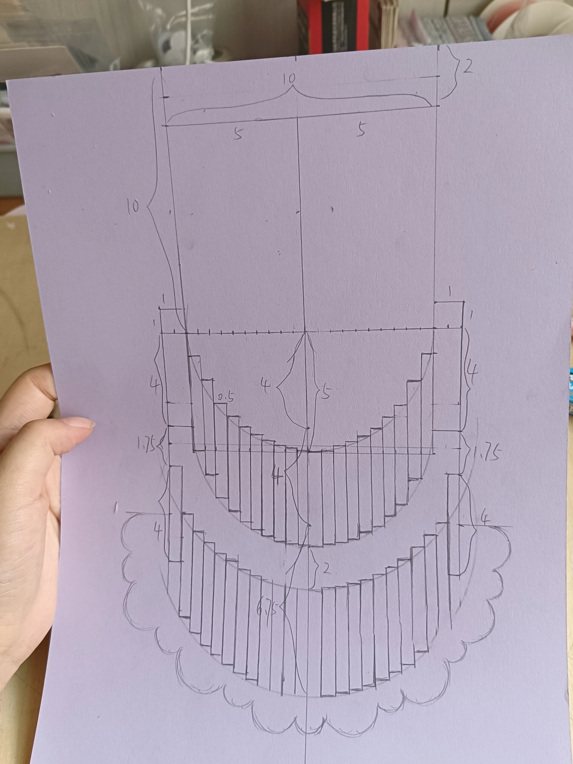 我说这个立体蛋糕的图纸真的好难画