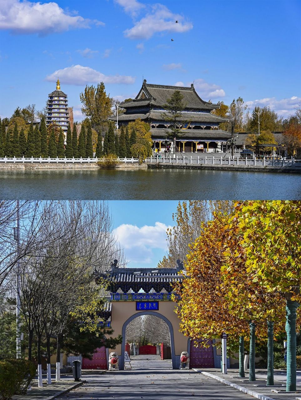 这是沈阳生态最好的寺院—华圣寺 华圣寺位于铁西区高花乡,距离市区40
