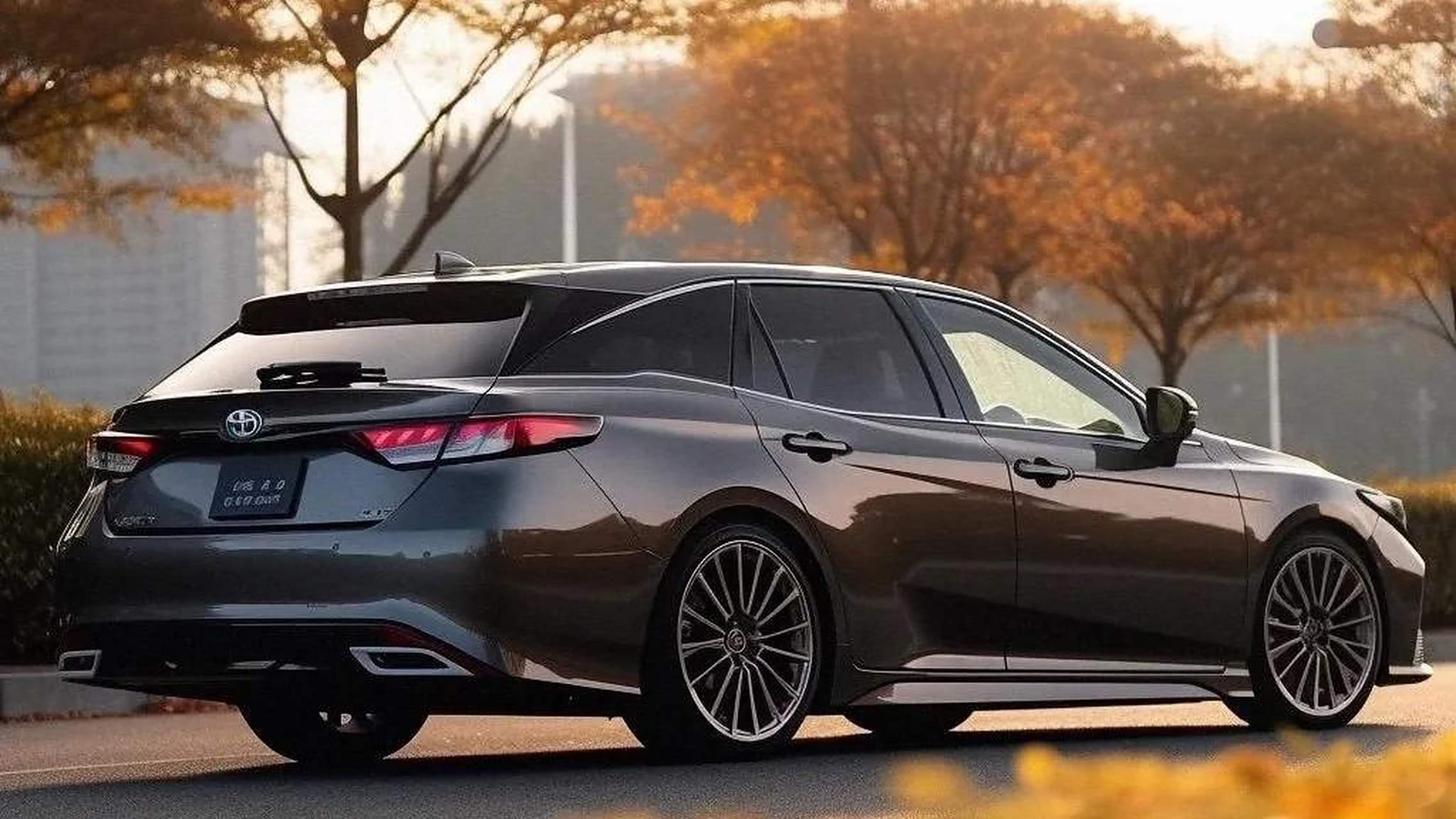 全新丰田凯美瑞旅行车预览图!这是把塞纳压扁了的凯美瑞吗?