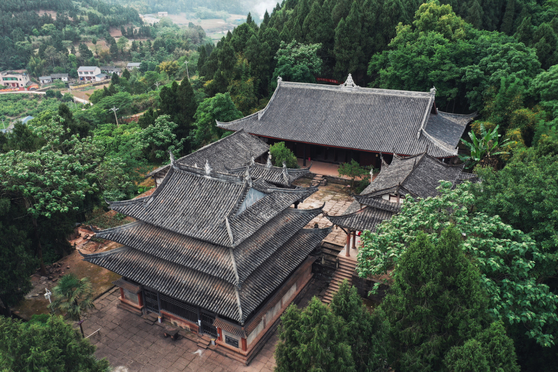 安岳木门寺 木门寺始建于明洪熙元年(公元1425年).