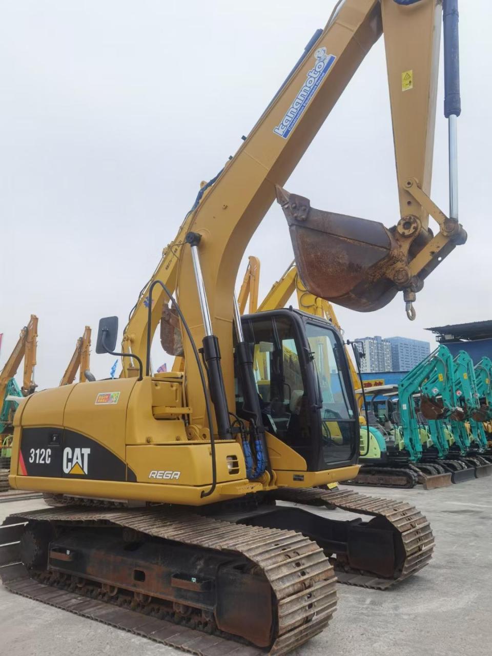 卡特312c 直喷机12吨级经典之一 分享卡特挖掘机