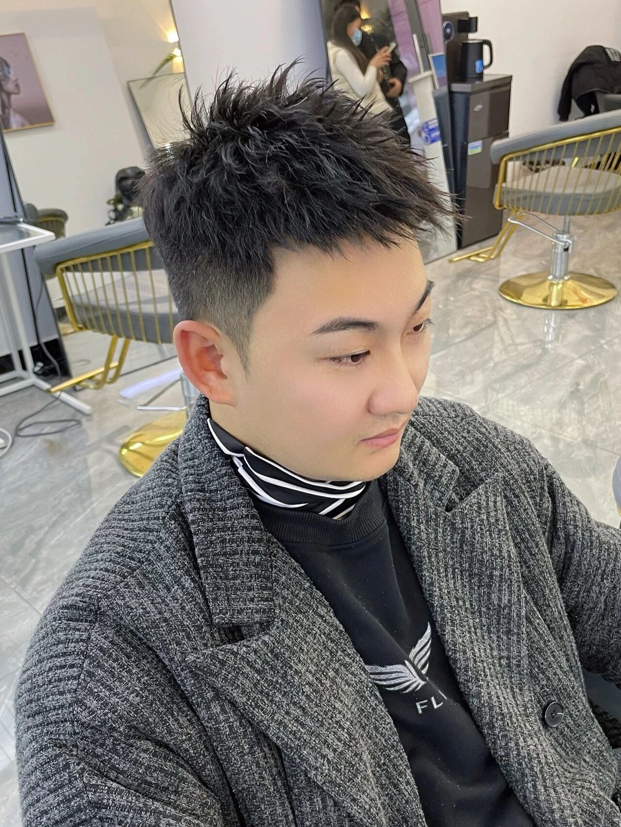 适合微胖的男士发型 偏胖发型怎么选显脸小的发型修饰脸型的发型