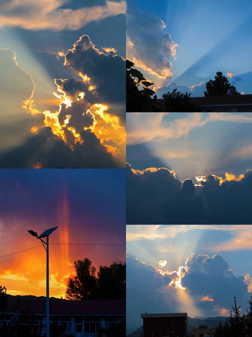 如果微小的大气颗粒太少,不足以呈现为云,却足以散射太阳光的话,就会