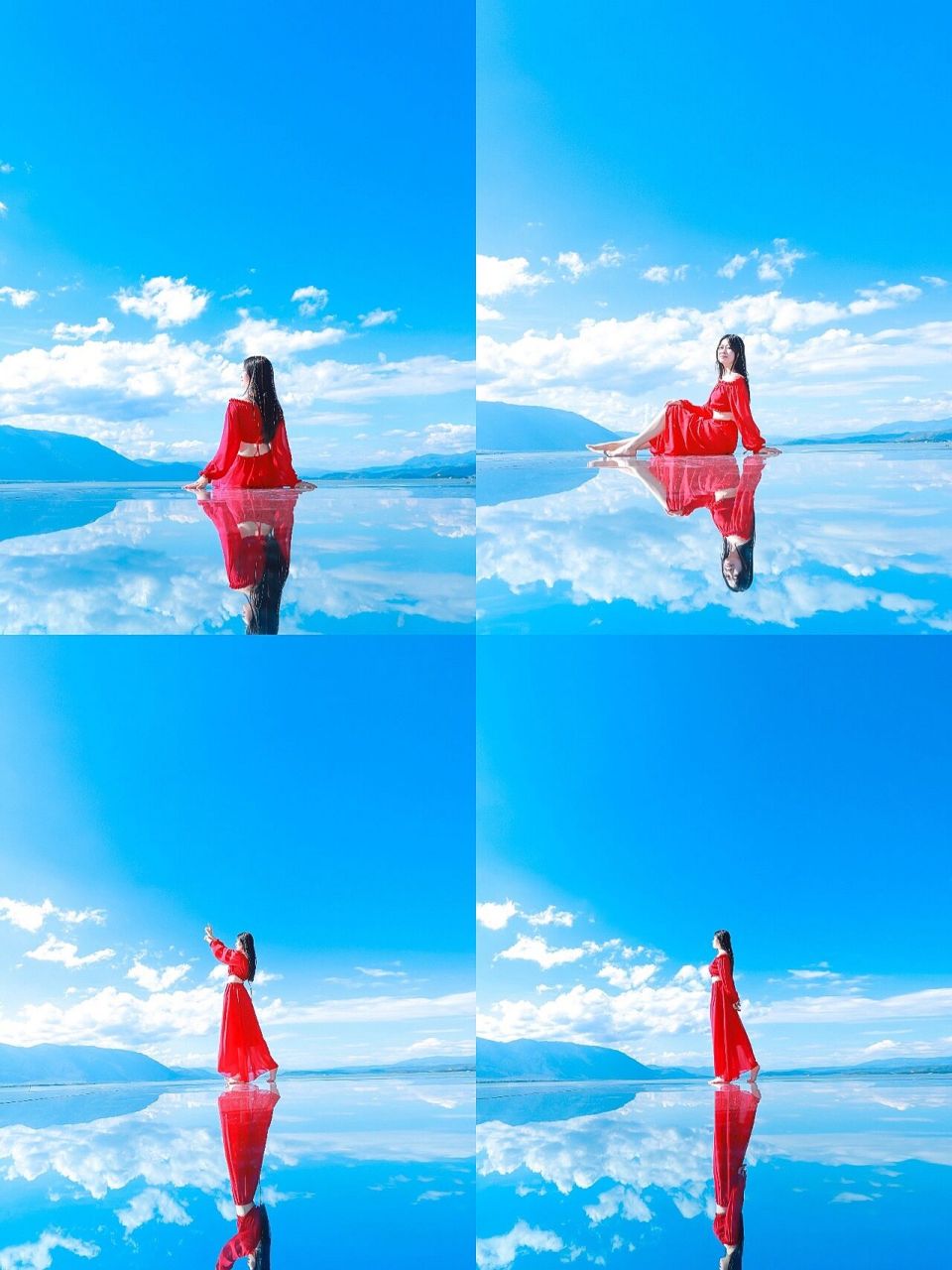 大理最美天空之镜 来大理必打卡地9595 其实 诗和远方并不远 !