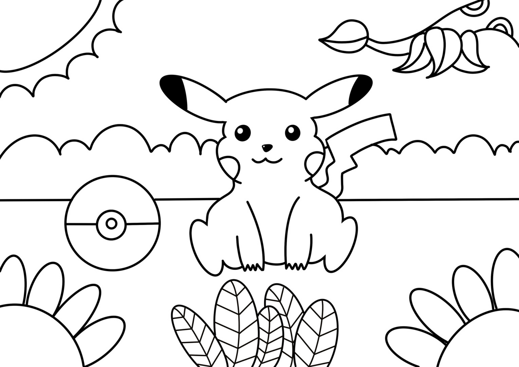 皮卡丘 创意画 简笔画 儿童画 #儿童简笔画# #创意儿童画# #创意美术