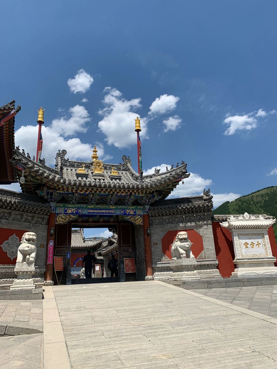 山西忻州五台山广仁寺(十方堂) 广仁寺,又名十方堂,位于罗睺寺之东,寺