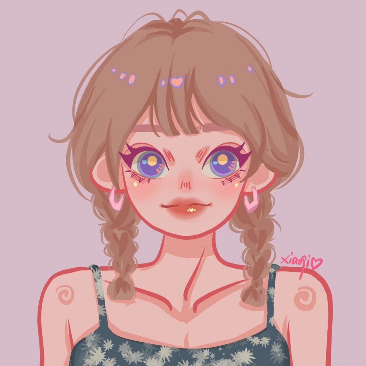 lisa手绘头像|附线稿步骤图 四姐妹都要好好哒 粉丝整百都会chou无偿