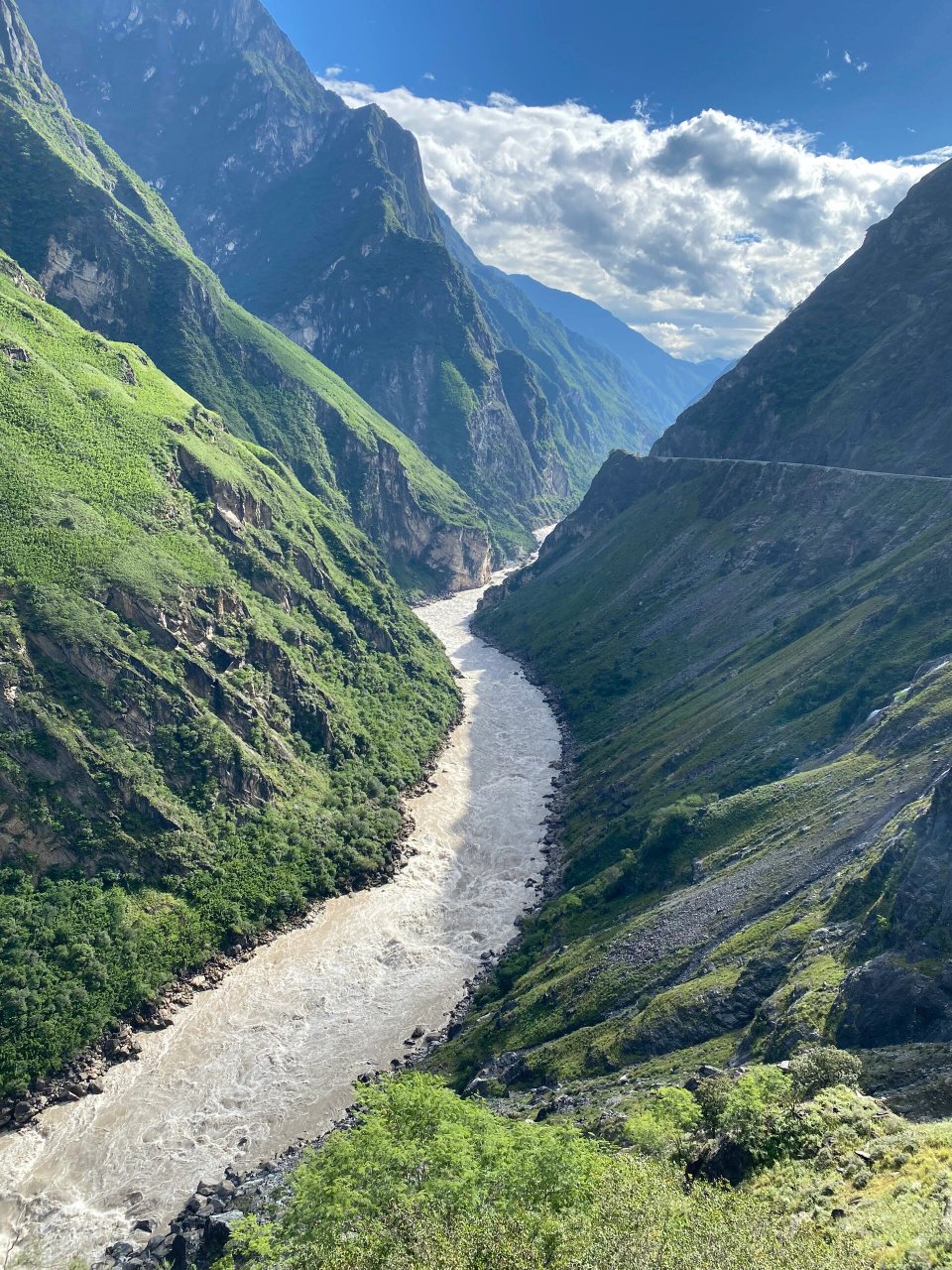 大自然的鬼斧神工91金沙江大拐弯 9797发源于青藏高原的金沙江