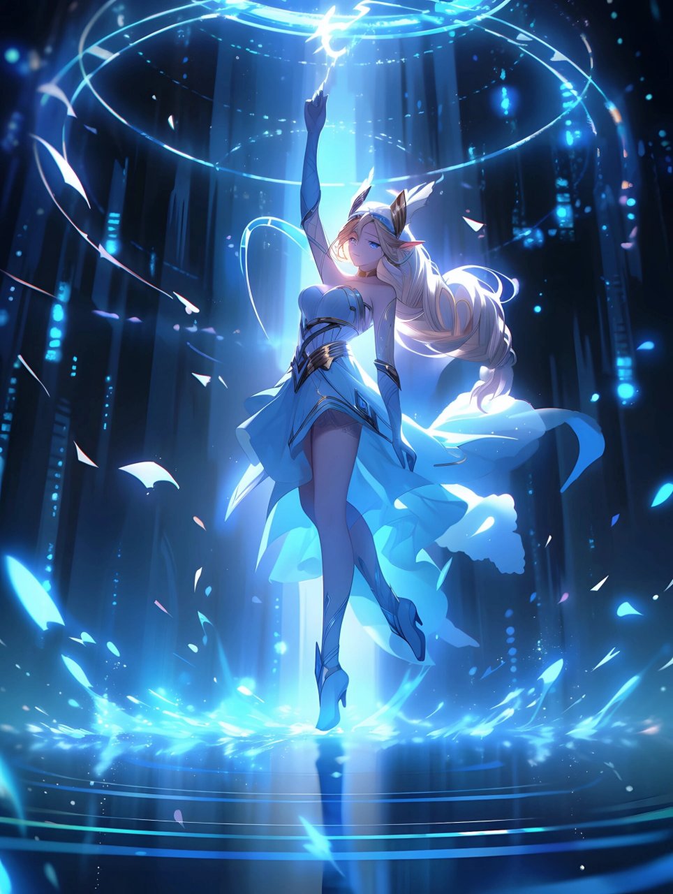 女武神|一张调亮就能震撼到的壁纸～ 王者荣耀世界·艾琳·女武神