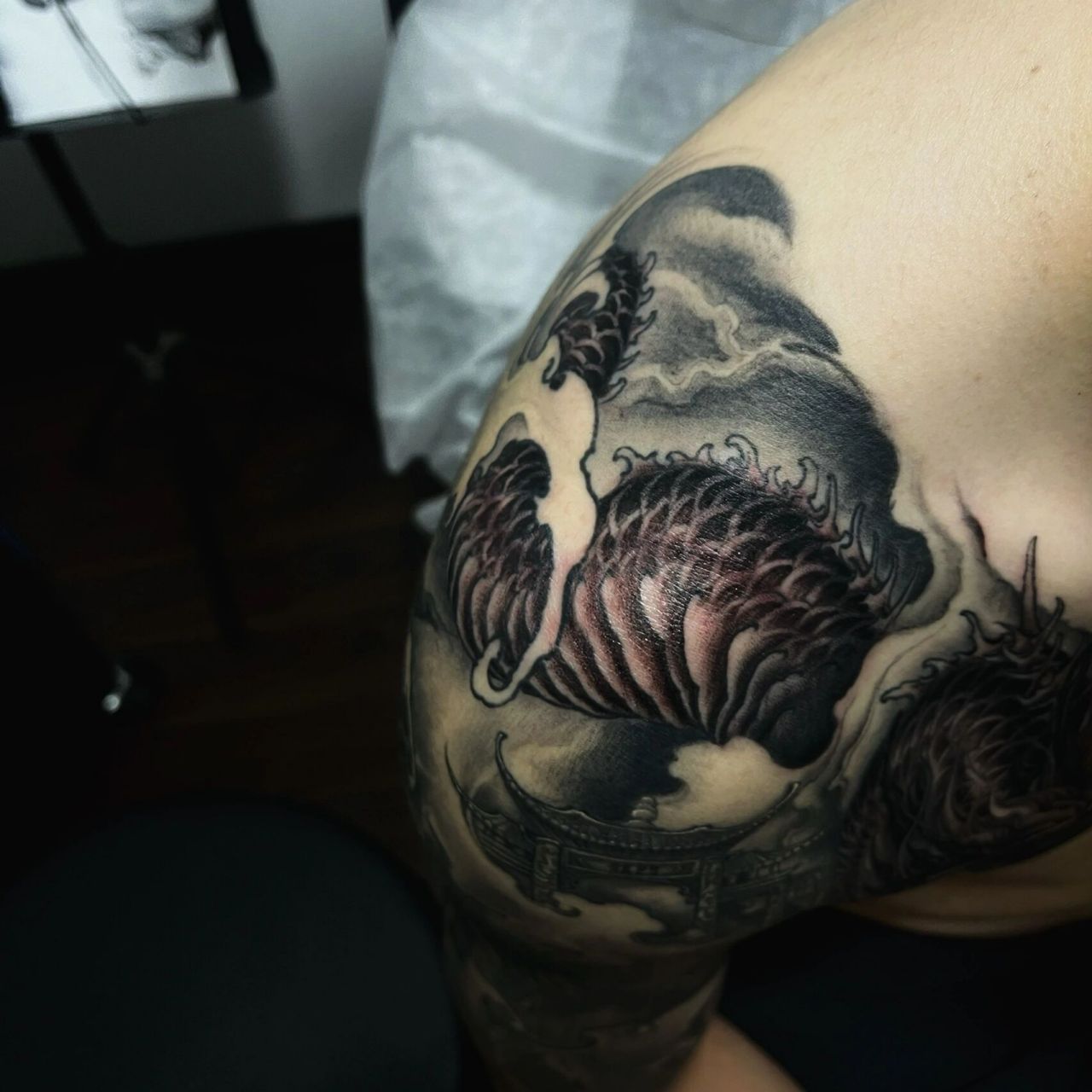 半胛 鱼跃龙门 进度90% 干不动了 下次一定.