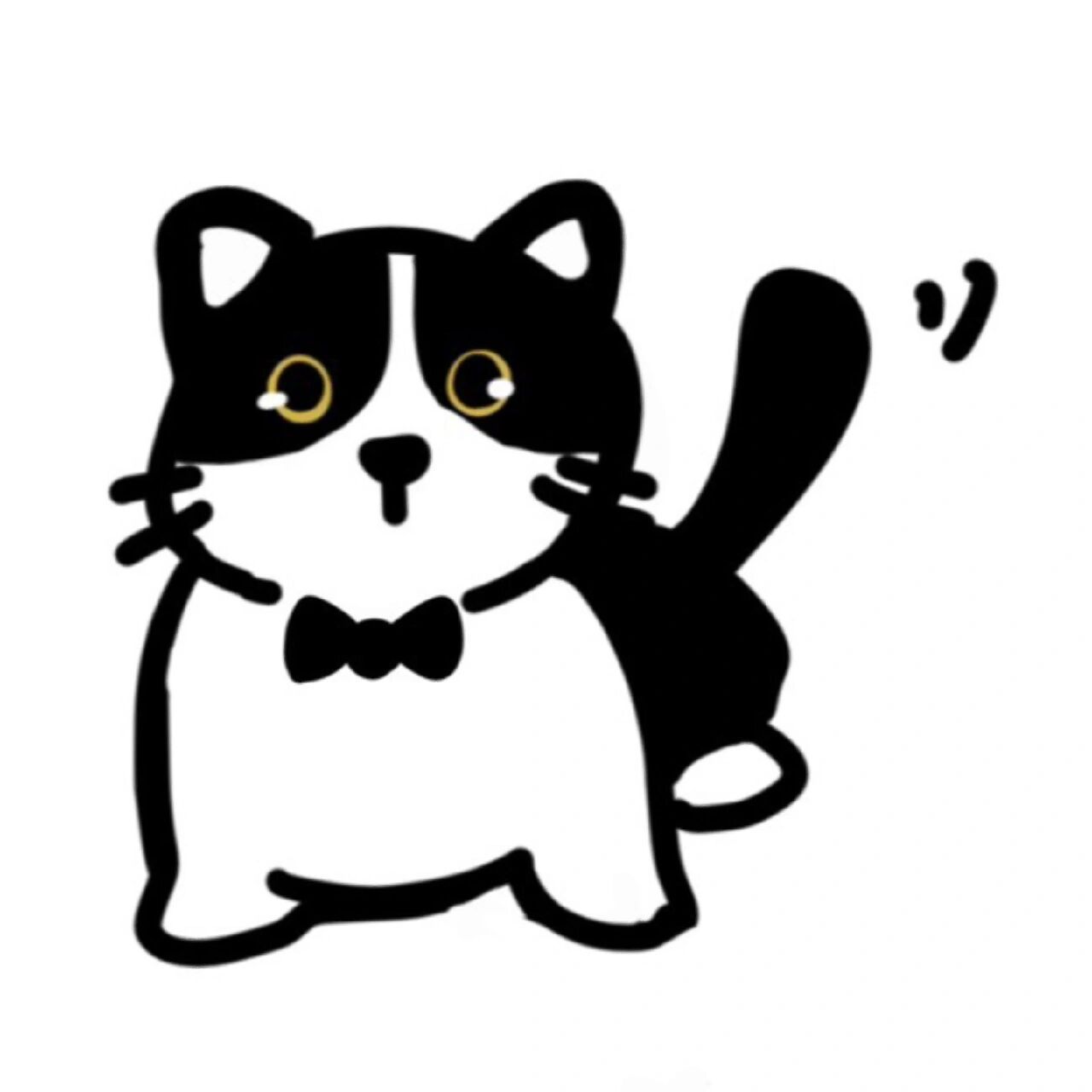 每天画一种小动物|奶牛猫 喵喵驾到～ 	 ps:原创可授权 07商用二传