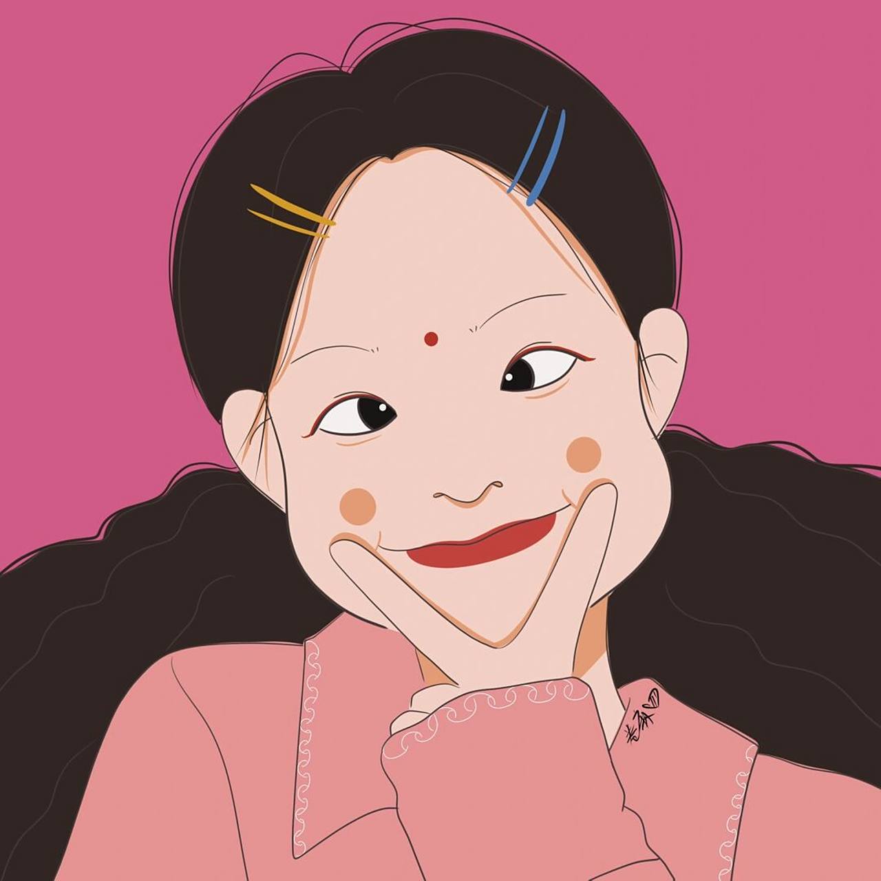 插画 | 头像 | 斗鸡眼 图片92二改92商用92去签名 搬运临摹请