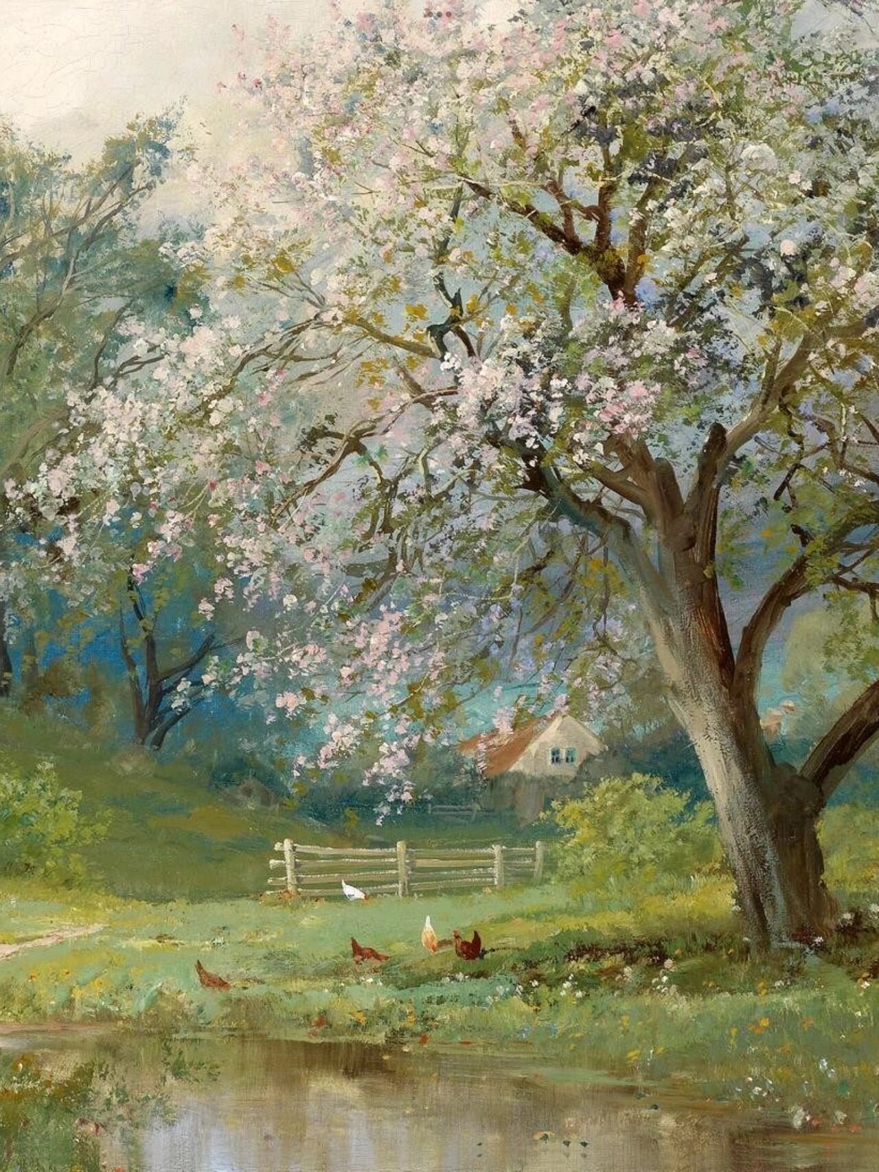 每天认识一幅世界名画—田园风景画