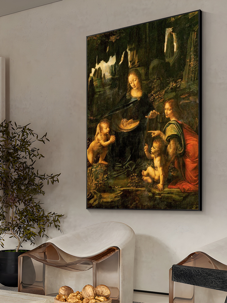 的画作有哪些——第5幅 🖼名       称:《岩间圣母》