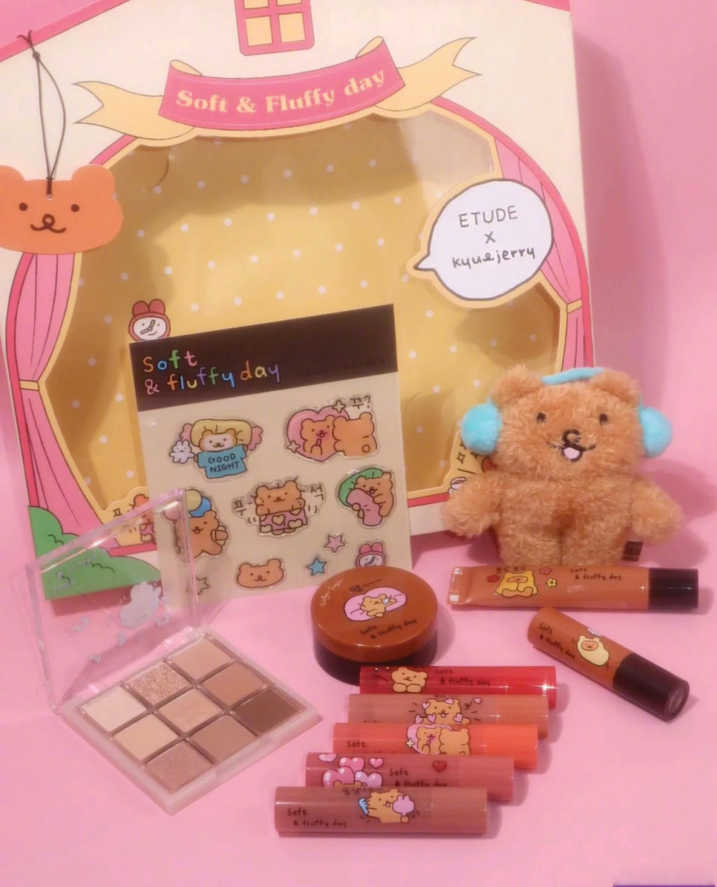 etude7015bearkku联名 敲可爱的小熊联名#新品