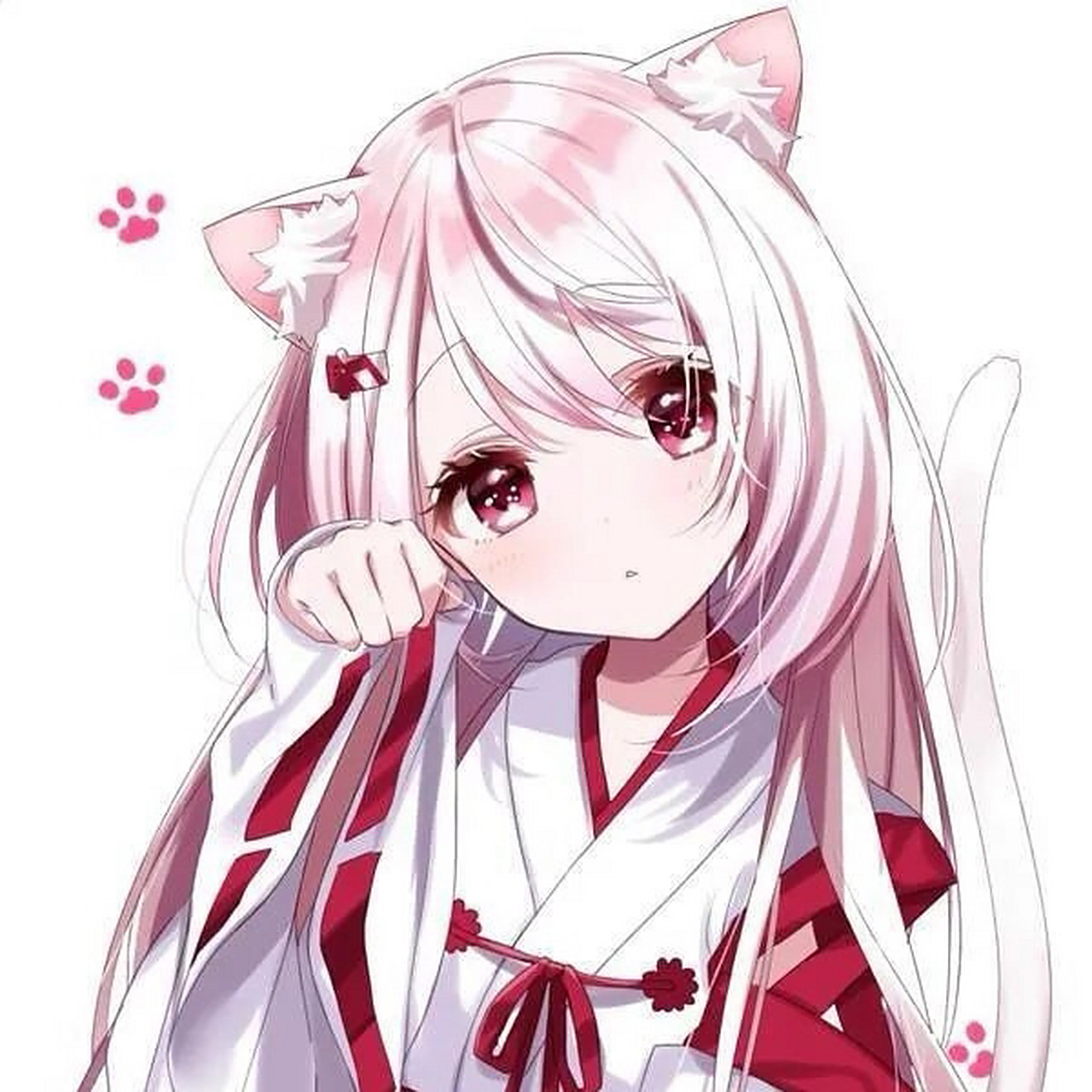 猫系少女动漫头像 喵喵喵93