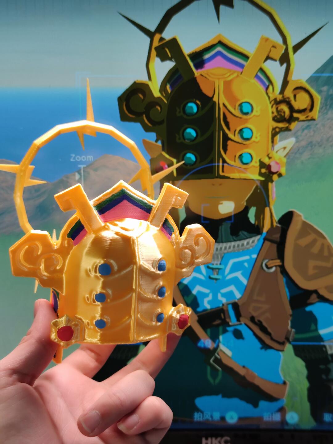 用3d打印复刻雷鸣头盔!