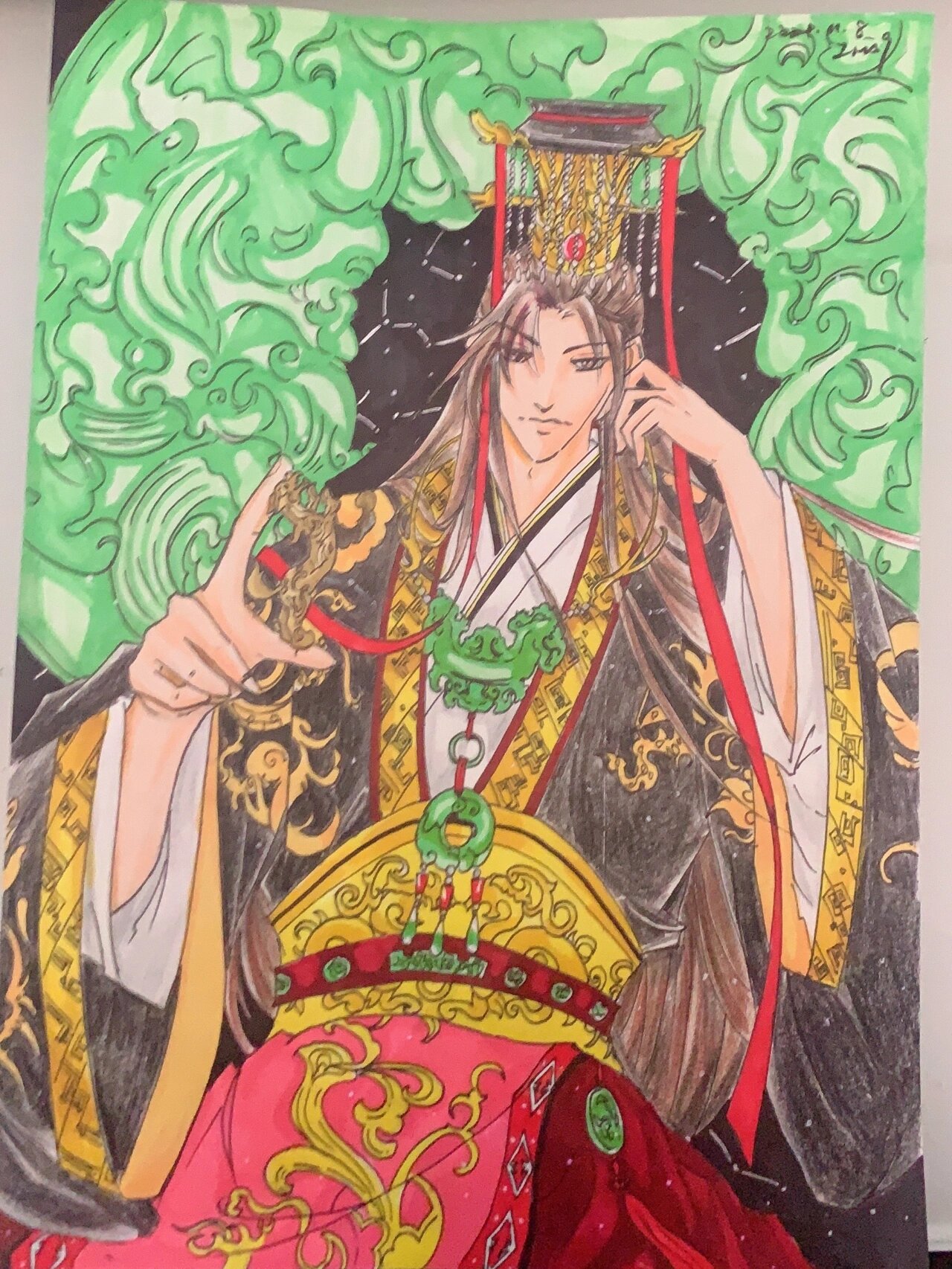 临摹～古风皇帝