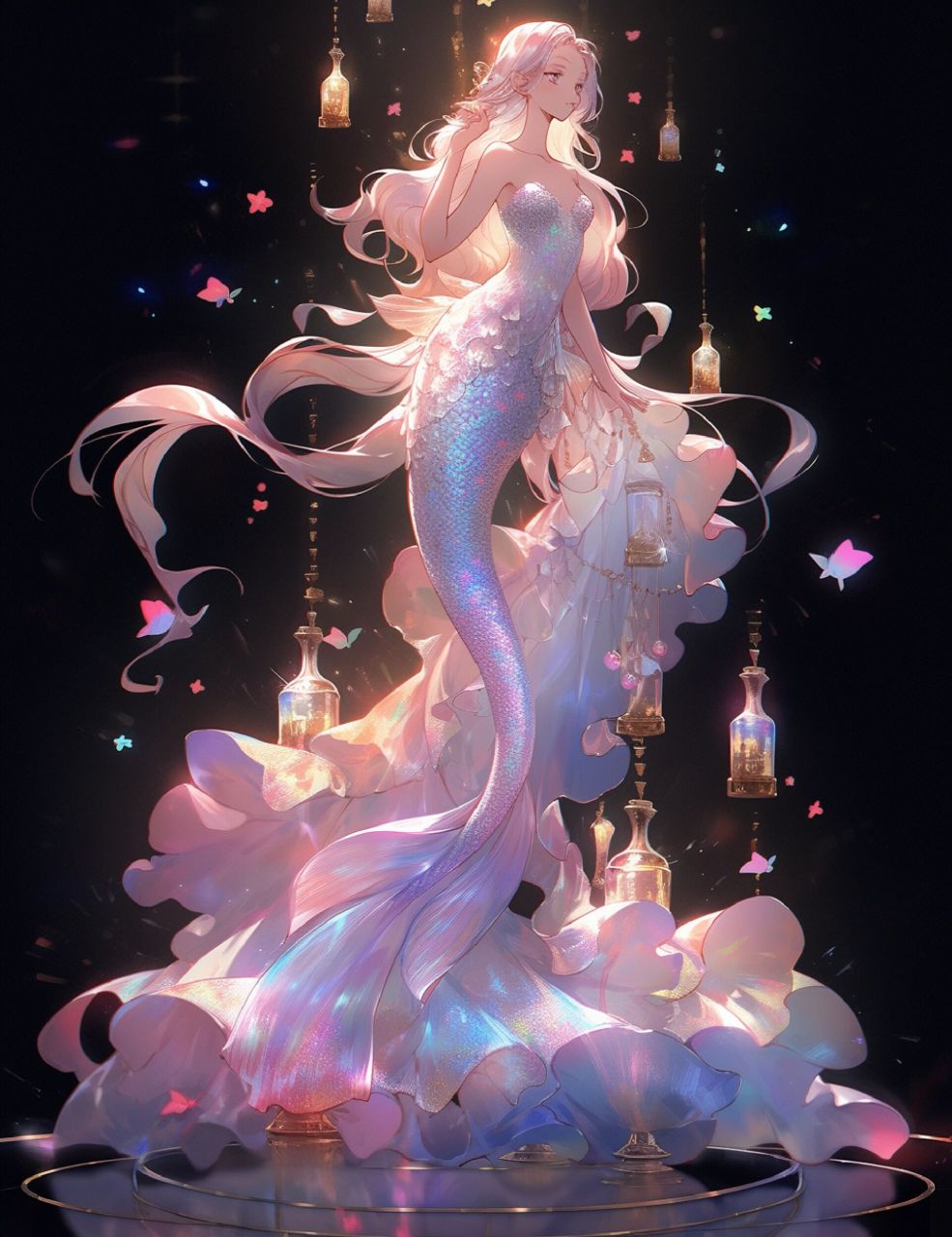 祈福|愿抬头皆美好96美人鱼 7图头像壁纸 人总要长成甚至成为未曾想